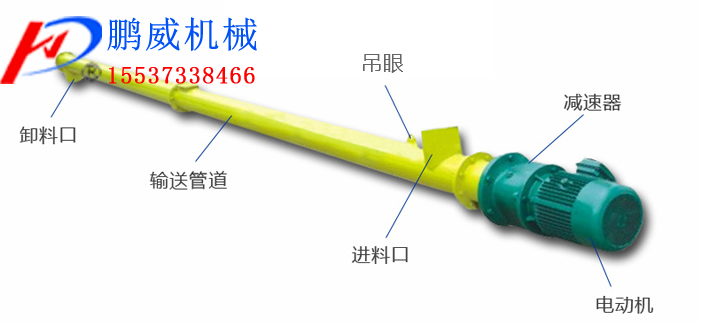 管式螺旋輸送機(jī)結(jié)構(gòu)